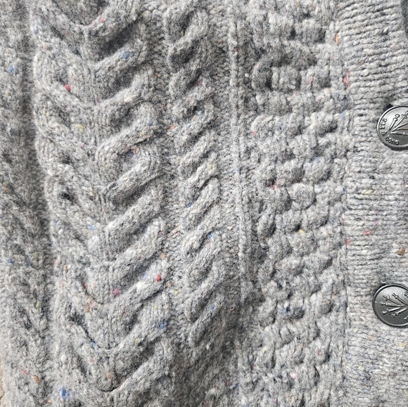Rag & Bone Merino Wool Chunky Cable Knit Cardigan Size Small - Picture 5 of 6